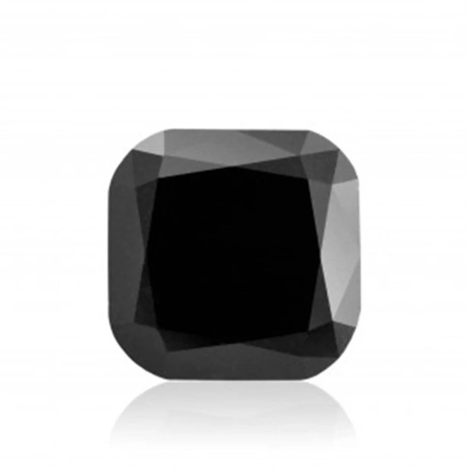 Loose Moissanite Jet Black Clean Cushion Cut 8.00 MM