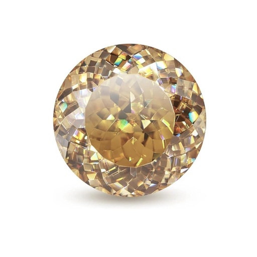 Loose Moissanite Brown Clean Portuguese Cut 11.00 MM