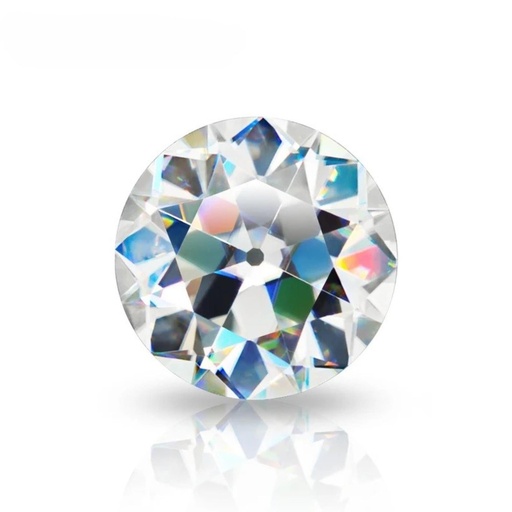 Loose Moissanite White Clean Old European Cut 14.00 MM