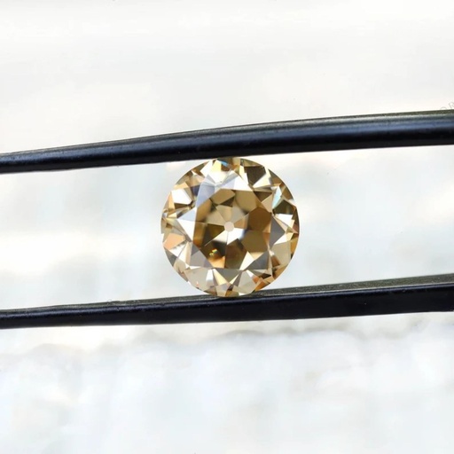 Loose Moissanite Brown Clean Old European Cut 19.00 MM