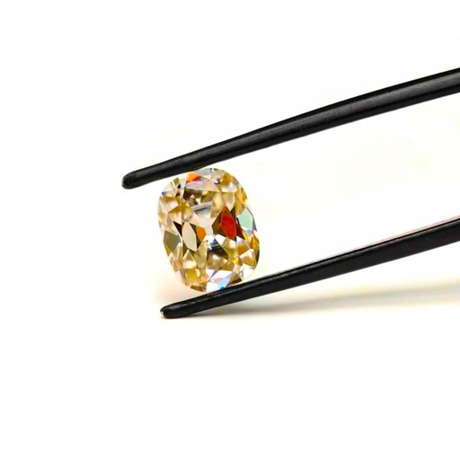 Loose Moissanite Brown Clean Old Mine Elongated Cut 13.00 x 11.00 MM
