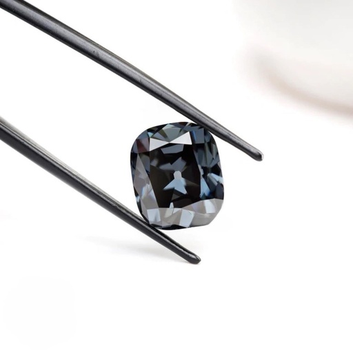 Loose Moissanite Grey Clean Old Mine Elongated Cut 13.00 x 11.00 MM