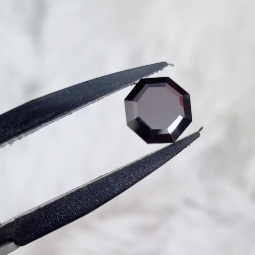 Loose Moissanite Black Clean Octagon Cut 7.50 MM