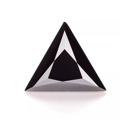 Loose Moissanite Black Clean Triangle Cut 7.50 MM