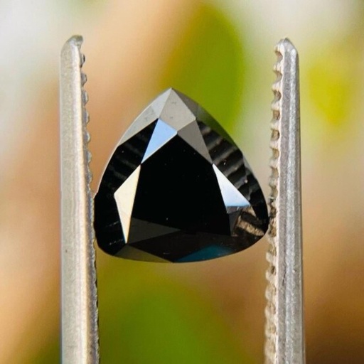 Loose Moissanite Black Clean Trillion Cut 8.00 MM