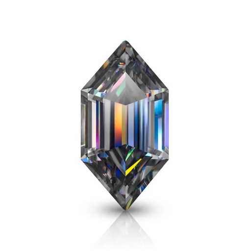 Loose Moissanite Grey Clean Dutch Marquise Cut 14.00 x 7.00 MM