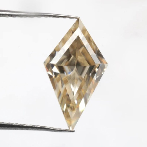 Loose Moissanite Brown Clean Kite Cut 15.00 x 7.50 MM