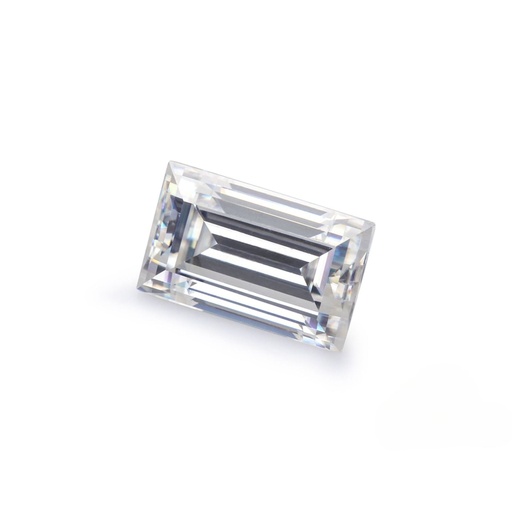 [MOBGWH1_5x3] Loose Moissanite White Clean Baguette Cut 5.00 x 3.00 MM