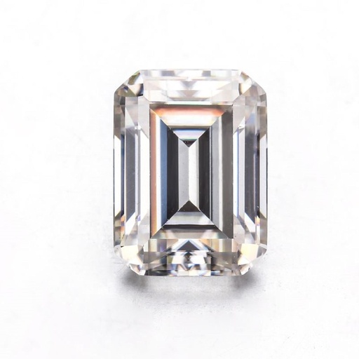 [MOEMWH1_10x6] Loose Moissanite White Clean Emerald Cut 10.00 x 6.00 MM