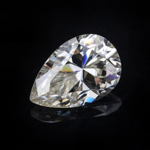 [MOPEWH1_8x5] Loose Moissanite White Clean Pear Cut 8.00 x 5.00 MM