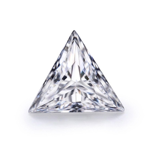 [MOTRGWH1_6.5] Loose Moissanite White Clean Triangle Cut 6.50 MM