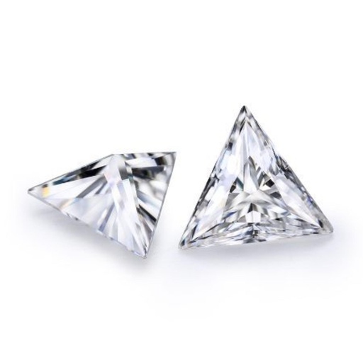 [MOTRGWH1_9] Loose Moissanite White Clean Triangle Cut 9.00 MM