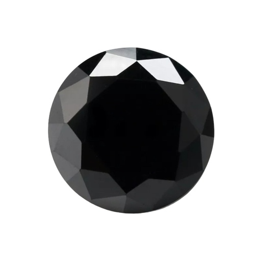 Loose Moissanite Black Clean Round Cut 14.50 MM