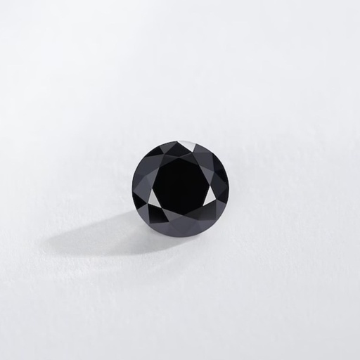 Loose Moissanite Black Clean Round Cut 4.50 MM