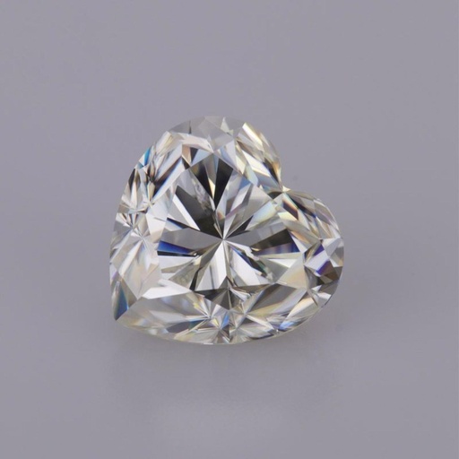 Loose Moissanite Off White Clean Heart Cut 7.00 MM