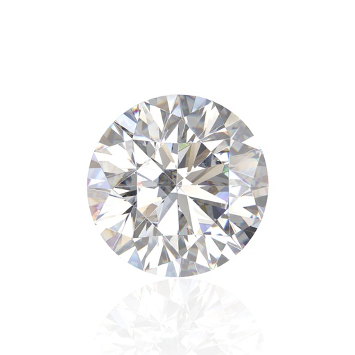 Loose Moissanite Off White Clean Round Cut 12.75 MM